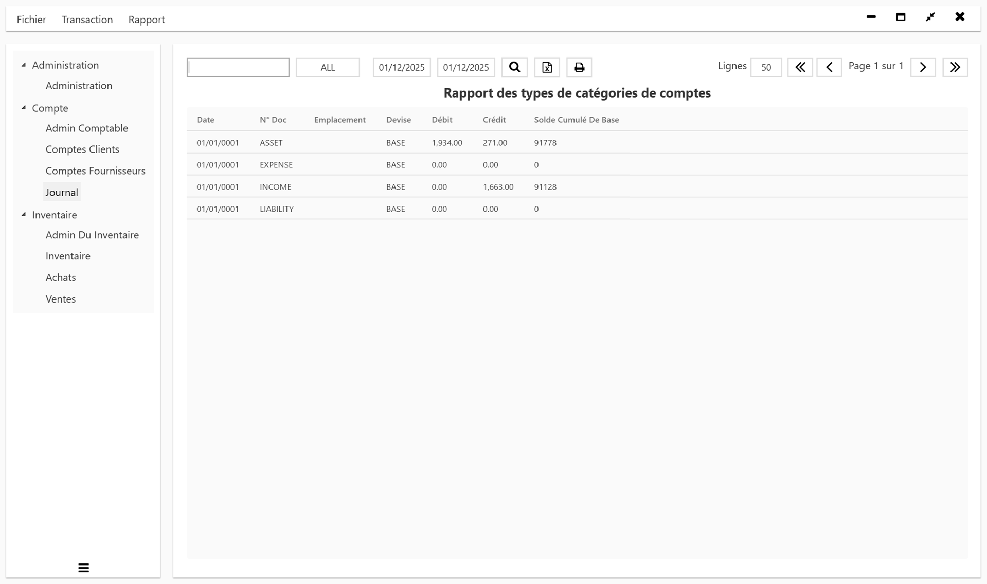 N2931 Software Screenshot 19 - DGI Facture Normalisée